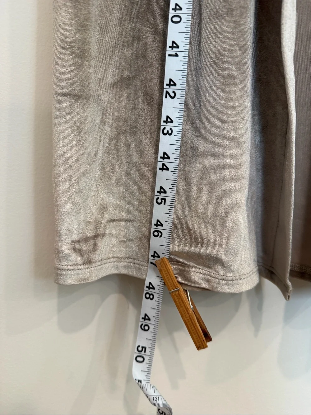 Taupe Velvet Duster Cardigan Long Open Front Maxi Jacket Pockets